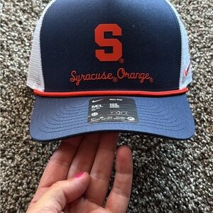 Blue Orange and White SU hat